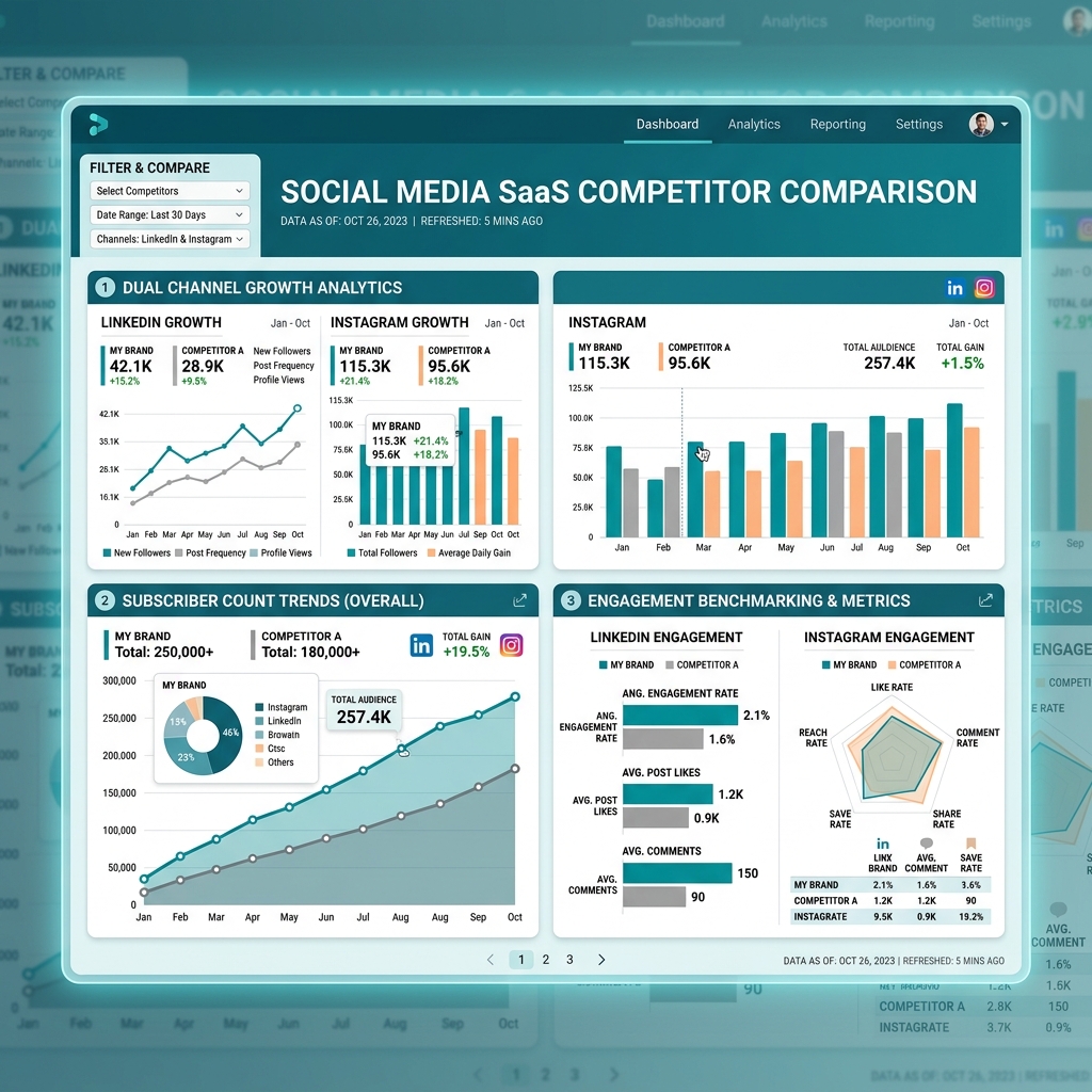 Competitor Head-to-Head Dashboard